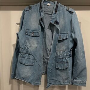Stylish Light Blue Denim Jacket